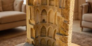 Sandstone Gold Marble Old Ruined Fort