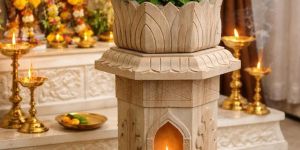 Sandstone Tulsi Pot