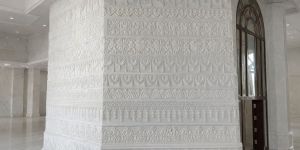 White Marble Wall Cladding Design Service