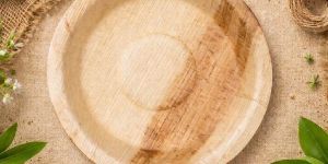 Areca 8 inch round plate