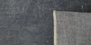 Plain Black Denim Fabric