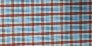 Red Check Cotton Fabric