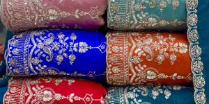 Fandy Polyester Embroidered Fabric