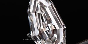 Step Cut Pear Shape Lab Grown Diamond