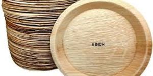 6 Inch Round Disposable Areca Palm Leaf Plates