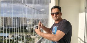 Invisible Balcony Grills