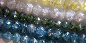Faceted Diamond Beads