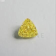 Trillion Cut Certified Natural Fancy Color Diamond
