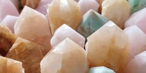 Natural Pastel Crystal Points Assorted Stones