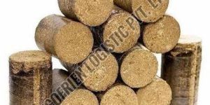 Cotton Stalk Biomass Briquettes
