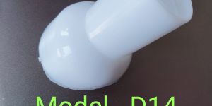 Plastic Round End Cap for Towel Stand 31.4 OD Pipe