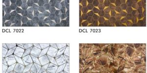 golden silver polishing mirror series decorative vitrified tiles