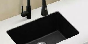 Metallic Black Stainless Steel Kitchen Sink
