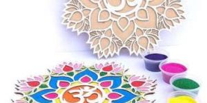 Wooden Rangoli