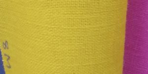 Plain Coloured Jute Fabric Roll