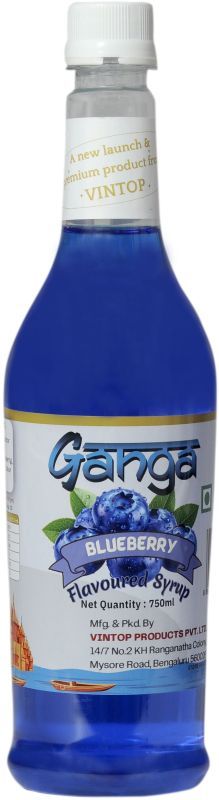 Ganga Blueberry Flavoured Syrup 750ml
