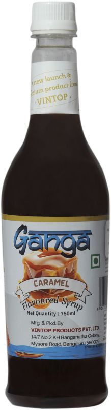 Ganga Caramel Flavoured Syrup 750ml
