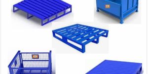 Stainless Steel Pallet Trolley for Textile Industry