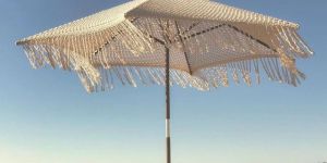 Sustainable Outdoor Macrame Umbrella