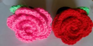 Hand Crochet Hair Flower Band