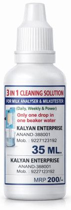 3 in 1 Milk Analyzer Cleaning Solution