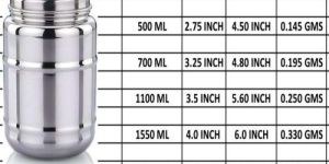 Stainless Steel Horlicks Container