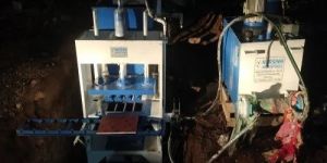 Industrial Semi Automatic Brick Making Machine