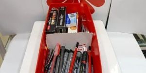 Rectangular Stationery Storage Plastic Box