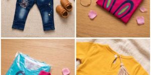 Baby Girls Yellow Bunny Printed Top & Denim Jeans Set
