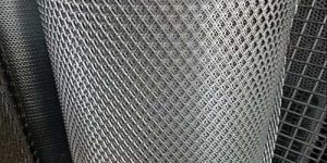 19 Gauge Silver Expanded Metal Mesh