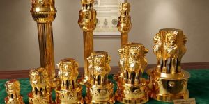 Golden Ashoka Pillar Lion Capital Replicas