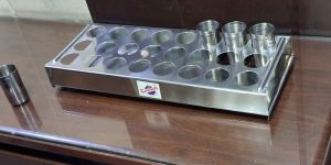 24 bottles ss sample bottle stand