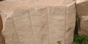 Rough Bansi Paharpur Pink Sandstone Block