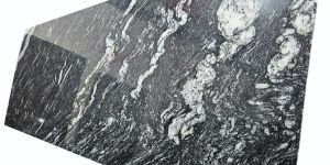 Titanium Black Granite Slab