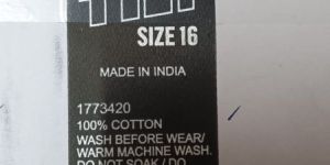 Printed Label
