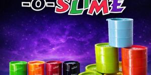 Multicolor Barrel O Slime Toy
