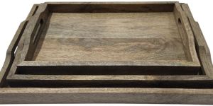 Rectangular Wooden Tray