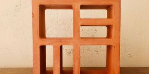 Square Terracotta Clay Jali