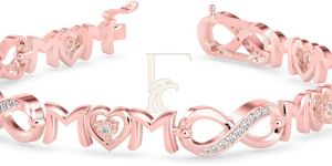 Pure Elegance Simple Design Diamond Bracelet