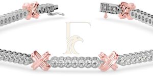 The Cross Corset Tennis Bracelet
