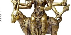Brass Meldi Mata Statue