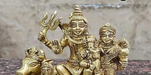 Brass Shiv Parivar Statue