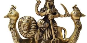Brass Vahanvati Sikotar Mata Statue