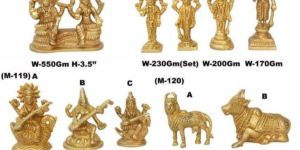 Handmade Brass Hindu Deity Idol