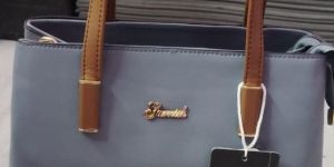 Grey Ladies Hand Bag