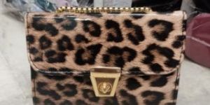 Small Leopard Print Handbag