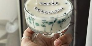 Jar Soy Wax Secret Message Candle