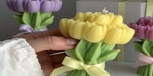 Tulip Bouquet Soy Wax Candle