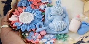 Soy Wax Baby Shower Urli Candle