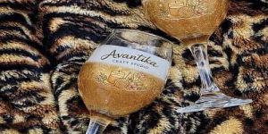 Soy Wax Decorative Wine Glass Candle